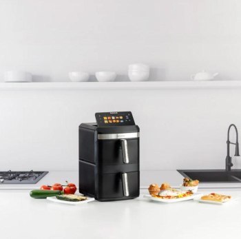 Frytownica beztłuszczowa z dwoma koszami Taurus Air Duo Slim