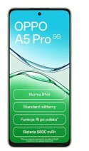 Oppo Smartfon A5 Pro 5G 8/256GB Zielony CPH2695