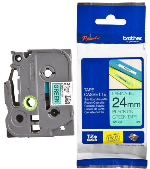 Taśma BROTHER Czarny TZe-751
