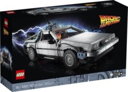 LEGO 10300 Icons Back to the Future Time Machine Construction Toy
