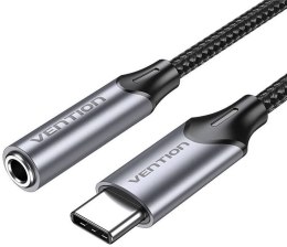 Przejściówka audio Vention USB-C do gniazda słuchawkowego 3,5 mm z adapterem DAC ze stopu aluminium 1m