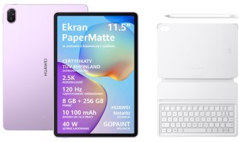 Tablet Huawei MatePad 11,5'' 2025 8/256GB WiFi fioletowy + klawiatura + rysik