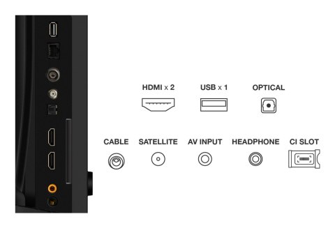 Telewizor TCL QLED | Zobacz materiał 32S5K | 32 | Telewizor Smart TV | Telewizor z platformą Android | Rozdzielczość FHD | Czarn