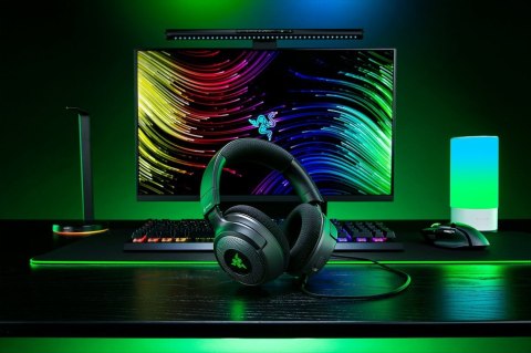 Zestaw słuchawkowy Razer Kraken V4 X Przewodowa Opaska na głowę Gaming USB Type-C / USB Type-A Czarny