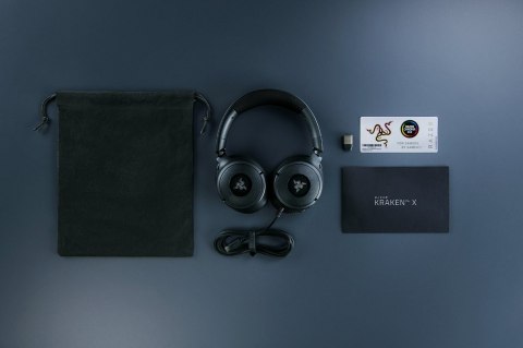 Zestaw słuchawkowy Razer Kraken V4 X Przewodowa Opaska na głowę Gaming USB Type-C / USB Type-A Czarny