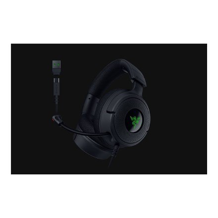 Zestaw słuchawkowy Razer Kraken V4 X Przewodowa Opaska na głowę Gaming USB Type-C / USB Type-A Czarny