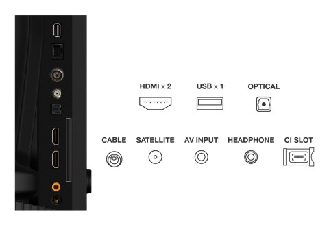 Telewizor TCL QLED 40S5K Rozdział 40 | Telewizor Smart TV | Telewizor z platformą Android | Rozdzielczość FHD | Czarny