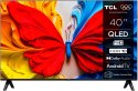 Telewizor TCL QLED 40S5K Rozdział 40 | Telewizor Smart TV | Telewizor z platformą Android | Rozdzielczość FHD | Czarny
