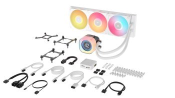 CORSAIR iCUE LINK TITAN 360 RX LCD White AIO 360mm Radiator Liquid CPU Cooler