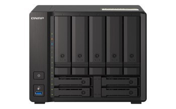 Qnap TS-h973AX-32G Tower 5 x 2.5 /3.5 SATA + 2 x 2.5 U.2 NVMe/SATA+ 2 x 2.5 SATA AMD Ryzen V1500B 4C/8T 32GBDDR4 SODIMM (