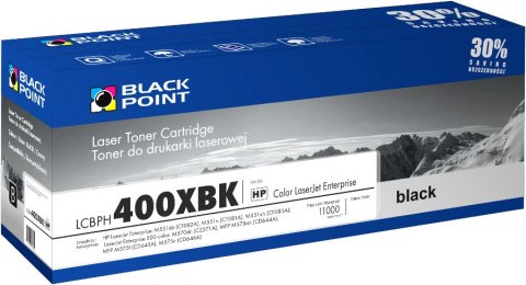 Toner BLACK POINT LCBPH400XBK Zamiennik HP CE400X LCBPH400XBK