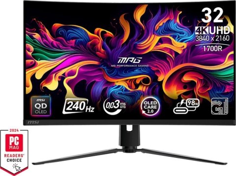 Monitor MSI 321CURX QD-OLED (31.5" /IPS /240Hz /3840 x 2160 /Czarny)