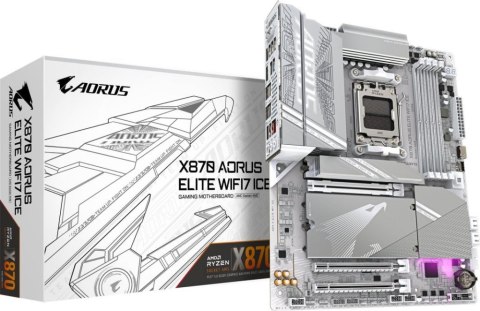 Płyta główna GIGABYTE X870 AORUS ELITE WIFI7 ICE (Socket AM5 /ATX)