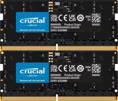 Pamięć CRUCIAL (SODIMM/DDR5/128 GB/5600MHz/46 CLCL/DUAL)