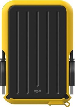 Dysk zewnętrzny Silicon Power Armor A66 5TB 2 5 USB 3.2 IPX4 Yellow