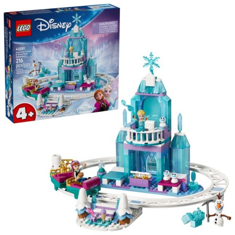 LEGO DISNEY PRINCESS Lodowy zamek Elzy i śnieżna przejażdżka 43281