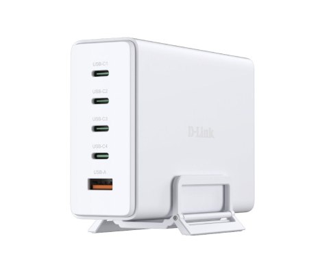 D-Link Ładowarka zasilacz GAN 240W 4x USB-C 1x USB-A