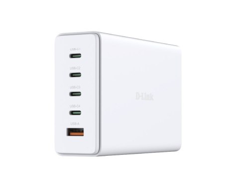 D-Link Ładowarka zasilacz GAN 240W 4x USB-C 1x USB-A
