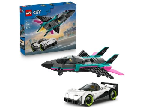 LEGO CITY GREAT VEHICLES Odrzutowiec kontra samochód 60489