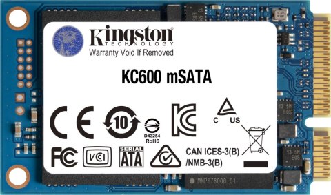 Dysk SSD KINGSTON SKC600MS/512G (mSATA″ /512GB )