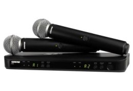 Shure BLX288E/SM58-H8E - System bezprzewodowy z odbiornikiem i mikrofonami