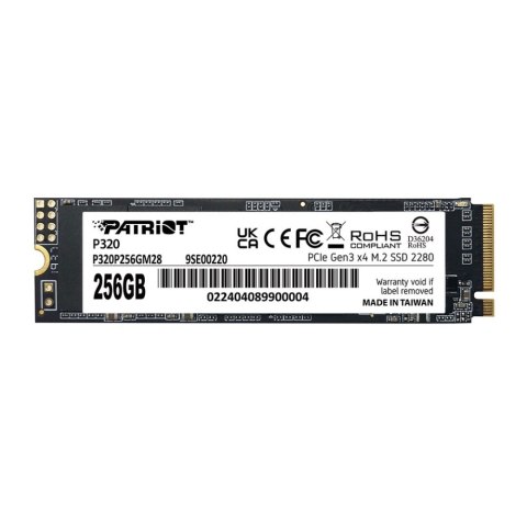 Dysk SSD M.2 PATRIOT Viper P320 NVMe 256GB (M.2 2280″ /256 GB )
