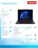 Lenovo Laptop ThinkPad L14 AMD G6 21SE0029PB W11Pro 7 PRO 350/32GB/1TB/INT/14.0 WUXGA/1YR Premier WHB + 3YRS OS + Co2 Offset