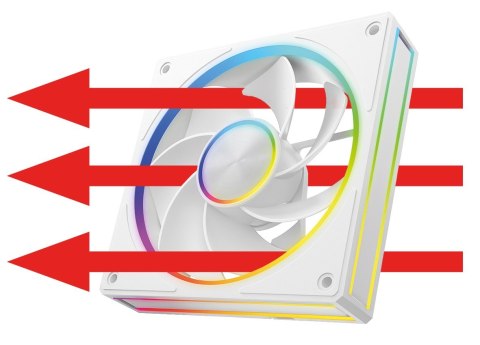 MODECOM Wentylator VOLCANO LOOP REVERSE ARGB 120 Biały