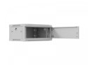 Lanberg Szafa instalacyjna rack wisząca 19 cali 4U 600x450 szara drzwi metalowe (flat pack)