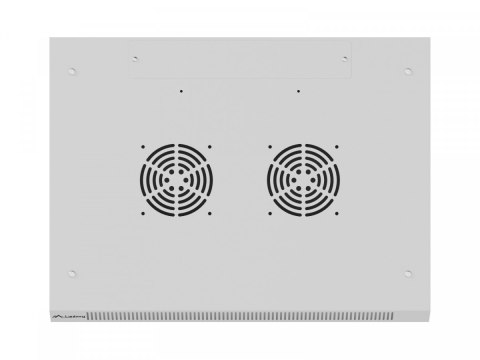 Lanberg Szafa instalacyjna rack wisząca 19 cali 4U 600x450 szara drzwi metalowe (flat pack)