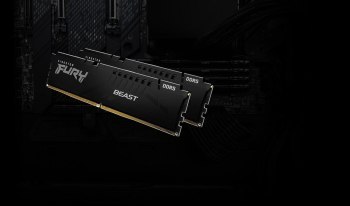 KINGSTON DDR5 64GB 5600MT/s CL40 DIMM FURY Beast Black