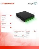 Seagate Dysk twardy 2.5 cala Game Drive Xbox STKX5000403 5TB