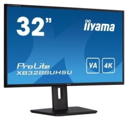 Monitor iiyama XB3288UHSU-B5- 31.5'' | VA | 4K | DisplayPort, HDMI | HDR | Głośniki 2 x 3W | obrót, pochył, wysokość | VESA 100