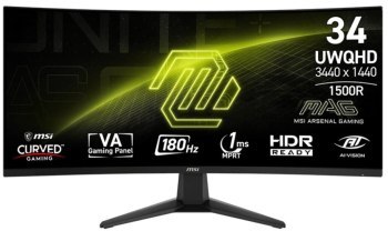 MSI MAG 346CQ - 180Hz | UWQHD | 34'' | VA