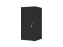 LANBERG SZAFA WISZĄCA RACK 10" 12U 280X310 CZARNA, DRZWI METALOWE (FLAT PACK) WF10-2312-00B