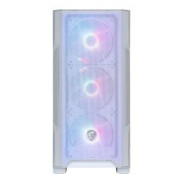 Obudowa MSI MAG FORGE M100R WHITE mATX z oknem, bez zasilacza