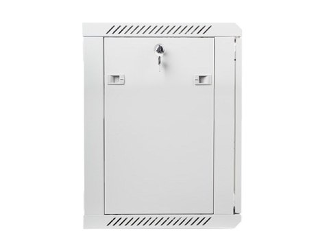 Szafa rack Lanberg WF01-6412-10S (12U; 635mm / 600mm / 450 mm; wisząca; Szklane; 19''; kolor szary) (WYPRZEDAŻ)