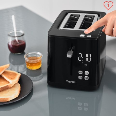 Toster Tefal TT640810 (850W; kolor czarny) (WYPRZEDAŻ)