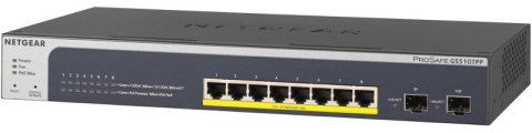 Netgear Przełącznik GS510TPP 8x1Gb PoE+ (190W) 2xSFP