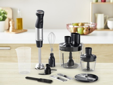 Tefal Quickchef+ HB67G830 blender 0,8 l Blender immersyjny 1000 W Czarny, Stal nierdzewna