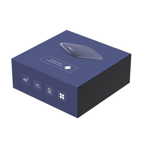 CARLINKIT Adapter bezprzewodowy AI Box z Androidem 13 - 8 GB + 128 GB do oryginalnych radioodbiorników samochodowych z CarPlay n