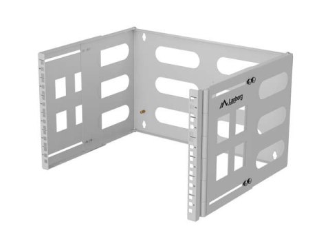 Lanberg Uchwyt ścienny rack 19" 6U 497x400/240 szary