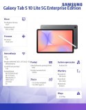 Samsung Tablet Galaxy Tab S 10 Lite X400 10.9 cala 5G 6/128GB Enterprise Edition szary