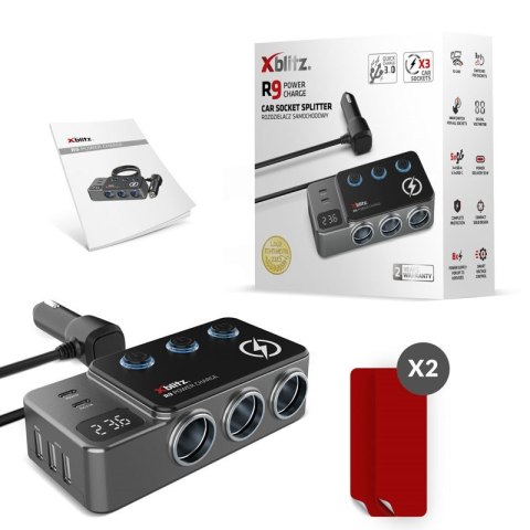 XBLITZ ROZDZIELACZ SAMOCHODOWY XBLITZ R9