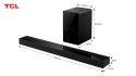 Soundbar TCL Q75HE 5.1.2 kan. 620W Bluetooth 5.3 Dolby Vision Tytanowy