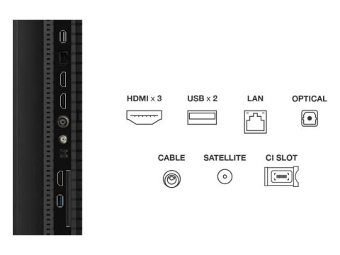 Telewizor TCL 50T69C QLED 50" 4K Ultra HD Google TV Dolby Atmos DVB-T2 Metaliczny