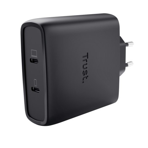 Trust Ładowarka MAXO GaN 100W 2x USB-C czarna
