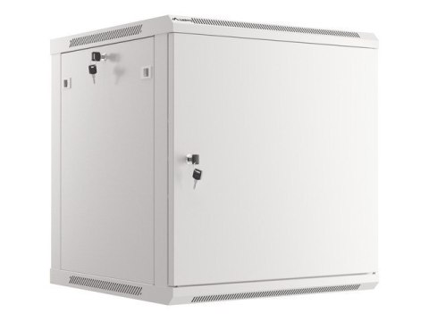 SZAFA INSTALACYJNA RACK WISZĄCA 19" 12U 600X600 SZARA DRZWI METALOWE LANBERG (FLAT PACK)