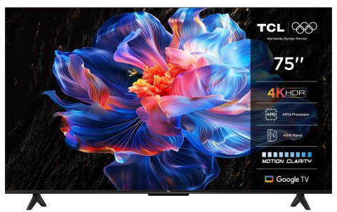 Telewizor TCL 75P69K LED 75" 4K Ultra HD Google TV Dolby Atmos DVB-T2 Czarny