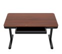 Activejet Biurko z elektryczną regulacją wysokości ET119W-C czarny/orzech. Wymiar blatu 140 x 70 cm.